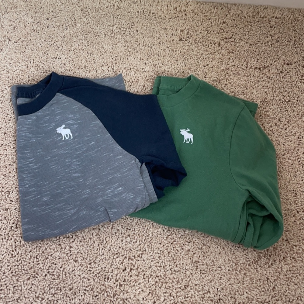 Boys Abercrombie Long Sleeved T-shirts